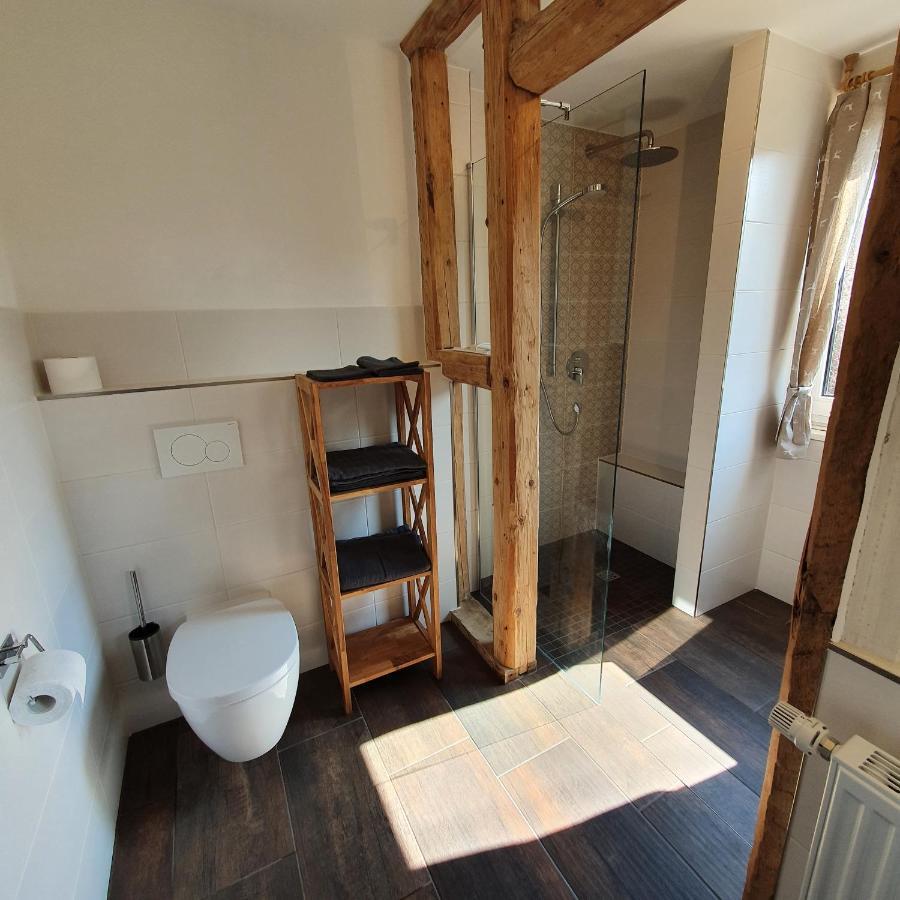 Alte Backstube - Ferienwohnung Huettenstube Und Ferienzimmer Auszeit Erkenbrechtsweiler Exterior foto
