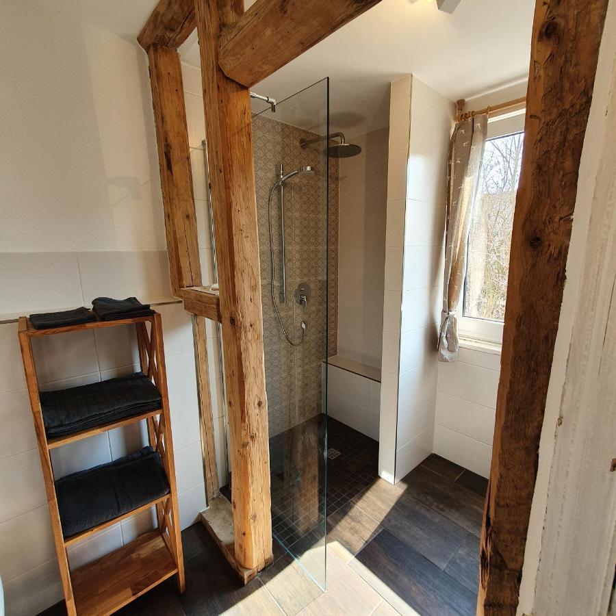 Alte Backstube - Ferienwohnung Huettenstube Und Ferienzimmer Auszeit Erkenbrechtsweiler Exterior foto